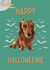 Happy Halloweenie Sausage Dog Halloween Card created by Cujo Creations