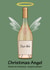 Christmas Angel - Rose wine  created by Doodle Dot Design Co