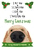 Cute - Hooman - Cockapoo - Merry Christmas Card - From the Dog created by The Merry Giraffe