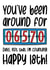 18th Birthday Days Counter Card created by TeePee Creations