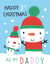 1st christmas as a daddy card created by Dawn Machell