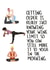 Funny Birthday Card - Yoga - Getting Older Is Really Just Knowing Your Wine Limit So You Can Still Make It To Yoga In The Morning created by Knotty Cards