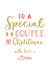 To a Special Couple at Christmas with love created by Katie Phythian Design