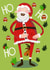 Cute Santa Christmas Card created by Hinkypunk Illustration