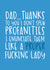 'I Don't Spew Profanities' Cheeky Birthday/ Father's Day Card for Dad created by Brogan Thomas