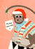 Cheeky Monkey Christmas Card created by LittleTalesByGem