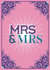 Mrs & Mrs Congratulations Card created by olliebrownillustration