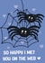 Spider Web anniversary card created by Coffee Cup Studio