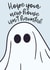 Funny Ghost New Home Card - Haunted - Hope Your New House Isn't Haunted created by MillennialprintsCo