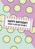 Happy Birthday spa day voucher created by Notemans