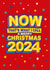 A funny popular Christmas music card for a very merry Christmas 2024 created by The Typecast Gallery