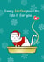 Festive Poo For You - Santa Cat Christmas card created by Tessa Cheung