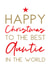 Happy Christmas Auntie created by Word Up Creative