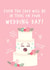 Funny Wedding Cake Card - Even the cake will be in tiers created by Fifi Designs