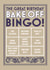 The Great British Bake Off Birthday Bingo Card created by Pottsy Prints
