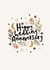 Moons and stars wedding anniversary card created by Printed Picnic