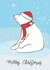 Cute Polar Bear Christmas Card created by Sarah Stephenson
