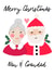 Nan and grandad christmas card / grandparents  created by EmilyKateCo