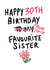 Happy 30th birthday sister created by Sew Last Summer