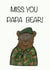 Miss you Daddy deployment card! created by Sketchy Mummy