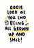 Funny & Rude Typography Grown Up New Home Card - Couple - Key - Oooh Look At You Two Being All Grown Up And Shit created by Arrow Gift Co