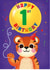 Happy 1st Birthday Tiger created by Kate Celia Wilson