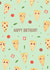 Pizza Birthday card created by Evie Garnett Designs