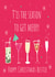 Bestie cocktail Christmas card created by Missycards