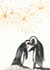 Penguins in love created by Allthingsartbybex