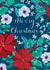 Poinsettia Floral Christmas Card created by Katie Whitton Design