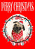 Pug Christmas Card created by CardandFast