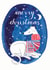 Sighthound Jumper Christmas Card created by Katie Whitton Design