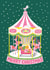 Classic Christmas Card - Reindeers - Carousel created by Jacqui Lee