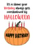 Overshadowed by Halloween Birthday Card created by Daft as Duck