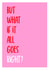 But what if it all goes right?  created by Stanley and Dot Studio