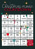 Christmas movie countdown card created by The Girl Next Draw Cards