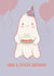 Cute ghost birthday card created by Scrambled Meg Designs 