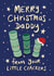 Cute Christmas Card for Daddy - from the kids - from your Little Crackers created by Tilly Bean Loves