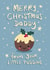 Cute Christmas Card for Daddy - from the kids - from your Little Pudding created by Tilly Bean Loves