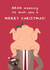 Mr Bean Christmas Card created by Fifi Designs