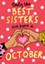 Best Sister October Birthday Card created by NICHOLA COWDERY ILLUSTRATIONS