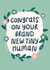 congrats on your new human - card 1001 created by katie illustrated