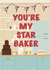 Star Baker Bake Off Card created by Liz Davies Illustration