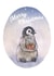 Baby Penguin Christmas Card created by Quiet Forest Illustration