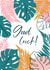 Tropical Plant Good Luck Card created by Emma Charlotte Creates