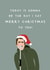 Liam Gallagher - Oasis - Wonderwall - Today Is Gonna Be The Day I Say Merry Christmas To You - Rock star - Christmas Card created by Fifi Designs