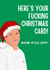 Gordan Ramsay Christmas Card created by Highgrove Cards