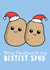 Funny Christmas Card For Best Friend created by Tori's Little Bubble