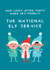 The National Elf Service - NHS - Doctor - Santa - Elf - Who Looks After Santa When Hes Poorly - Christmas Card created by Fifi Designs