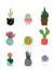 New Home Cactus Plant Card created by Frankie Rose Illustration